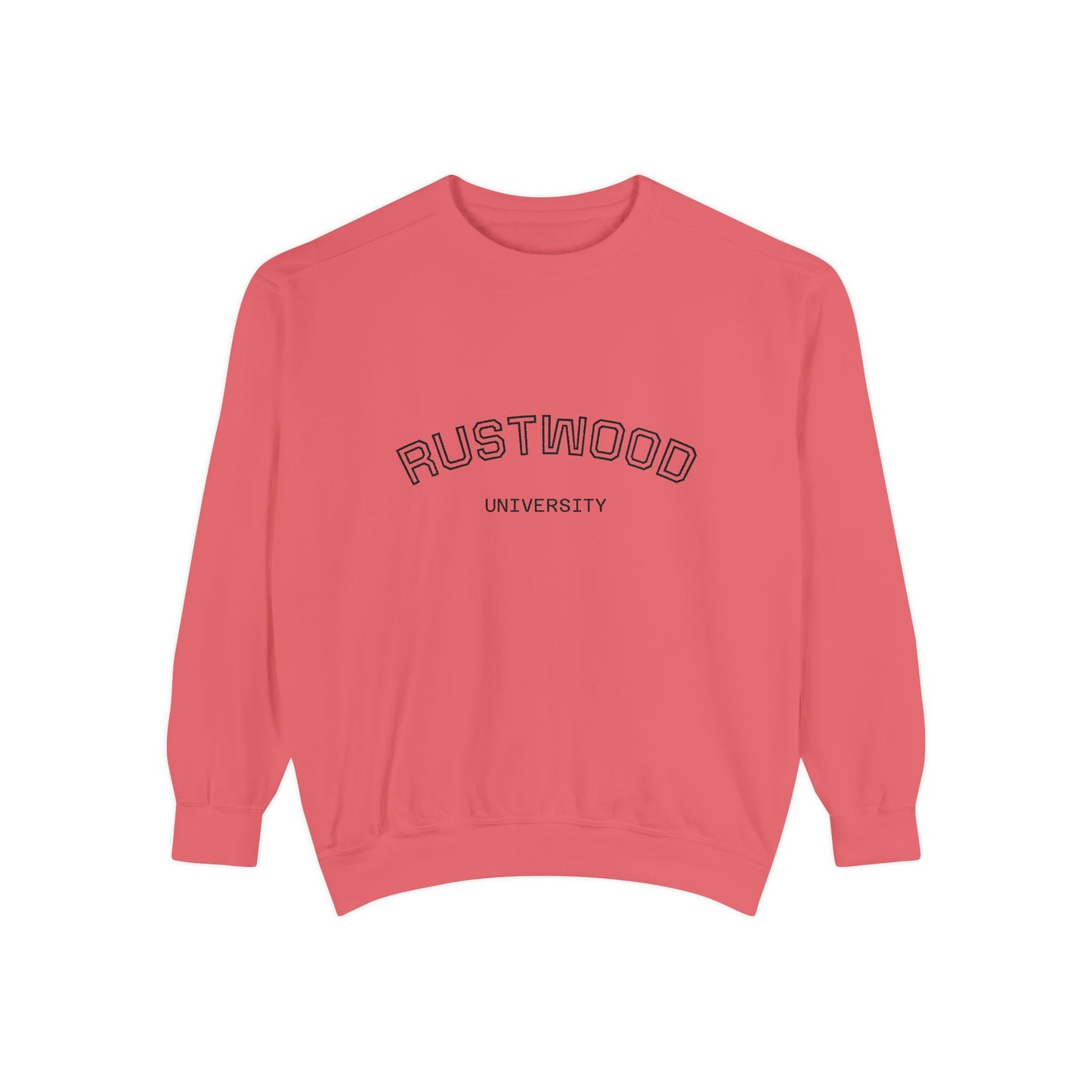Rustwood University Sweatshirt - Cozy Campus Style, Unisex Apparel