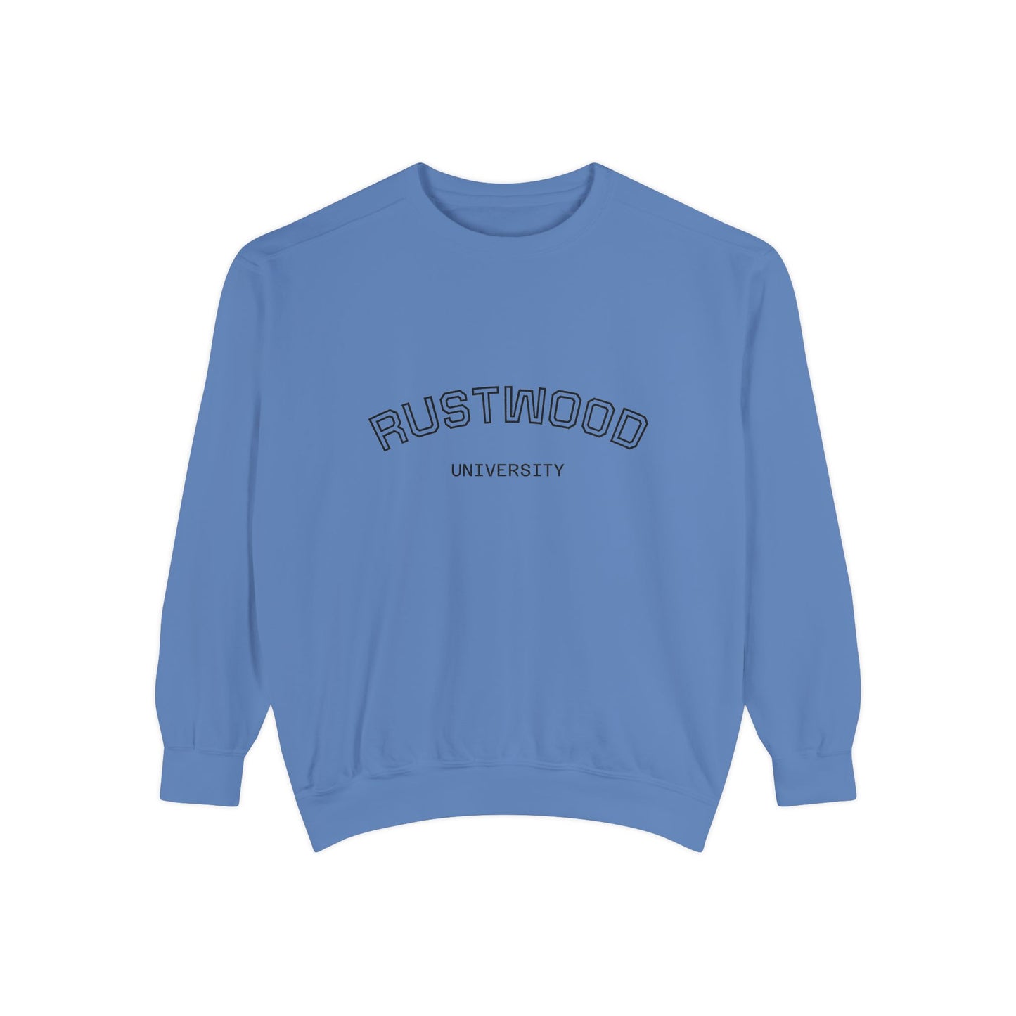 Rustwood University Sweatshirt - Cozy Campus Style, Unisex Apparel