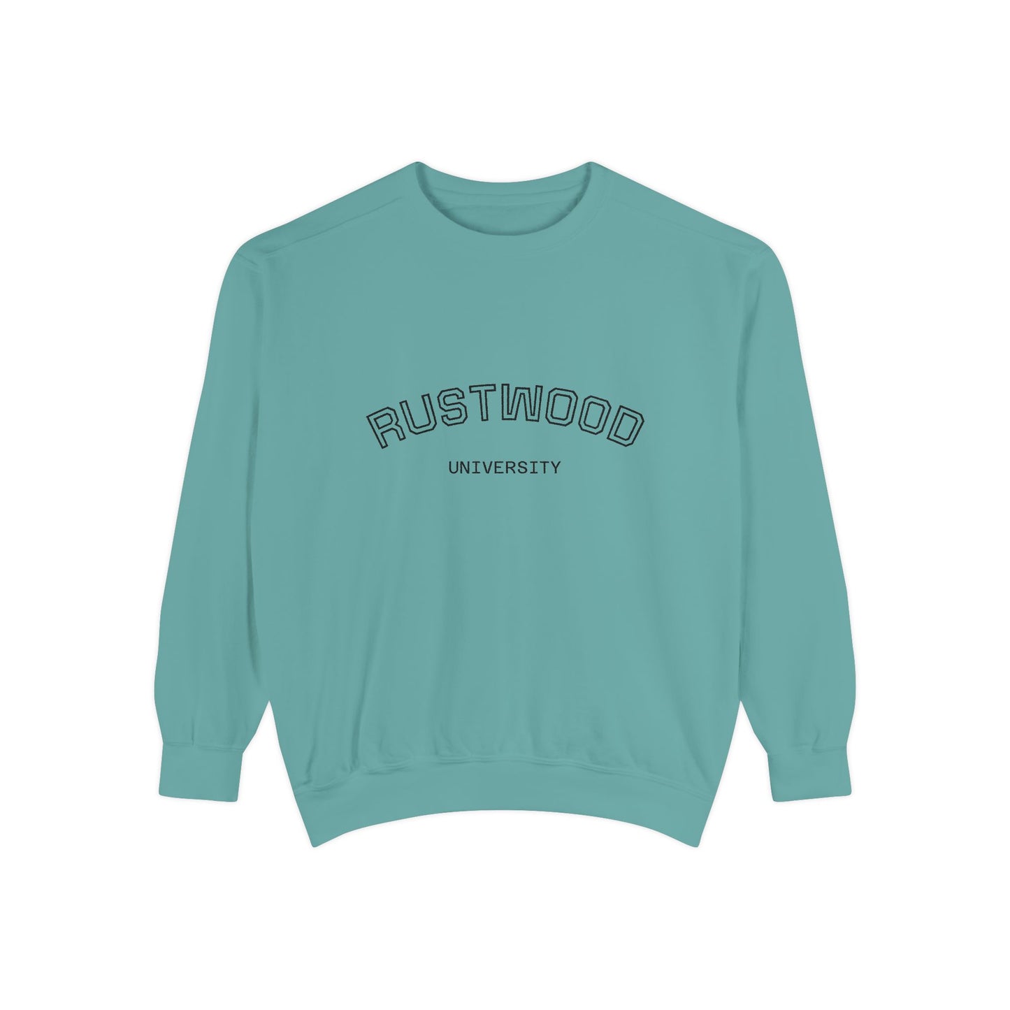 Rustwood University Sweatshirt - Cozy Campus Style, Unisex Apparel