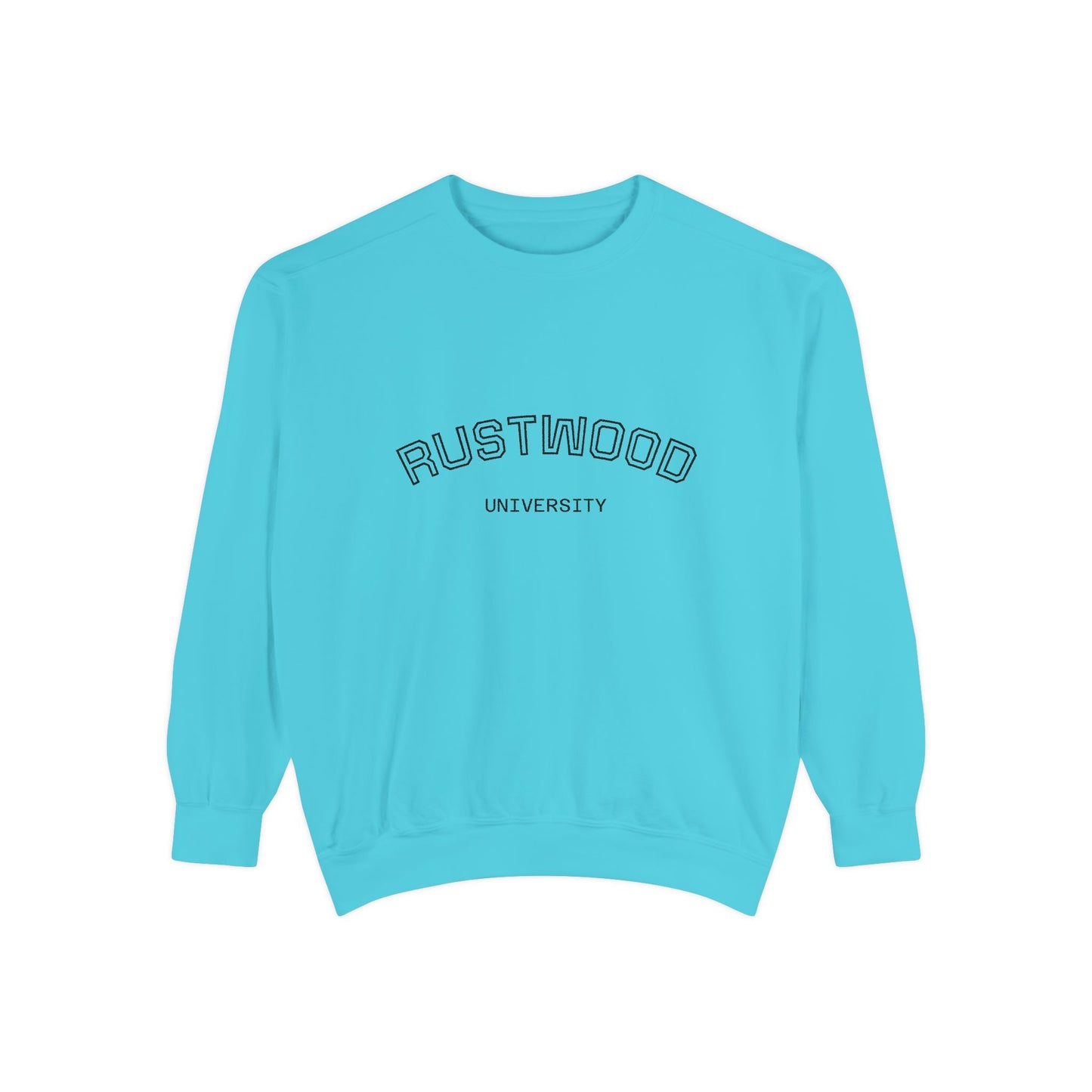 Rustwood University Sweatshirt - Cozy Campus Style, Unisex Apparel