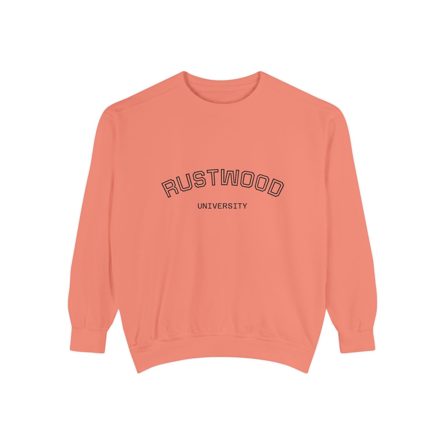 Rustwood University Sweatshirt - Cozy Campus Style, Unisex Apparel