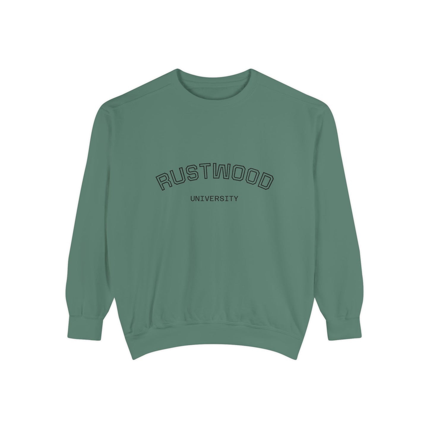 Rustwood University Sweatshirt - Cozy Campus Style, Unisex Apparel