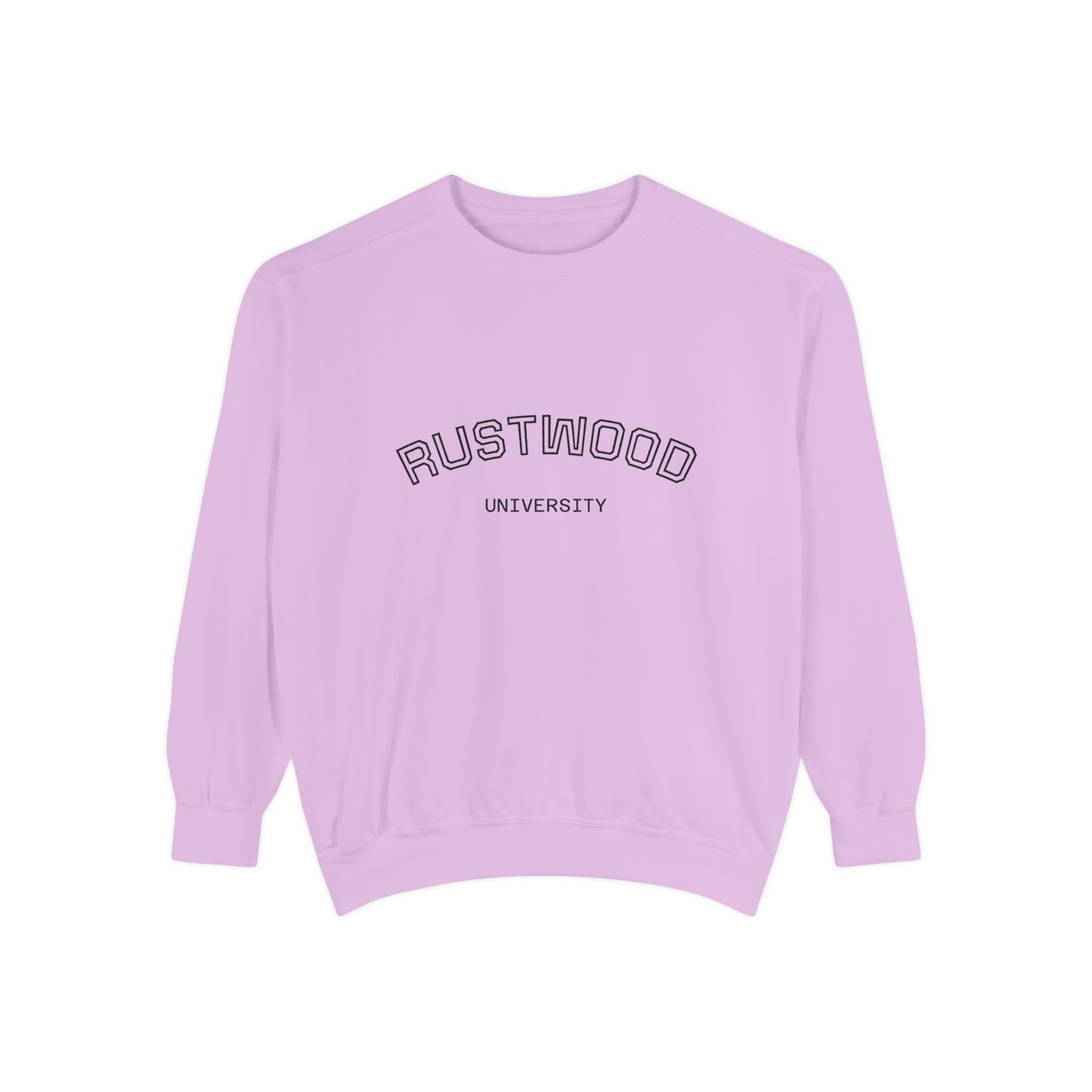 Rustwood University Sweatshirt - Cozy Campus Style, Unisex Apparel