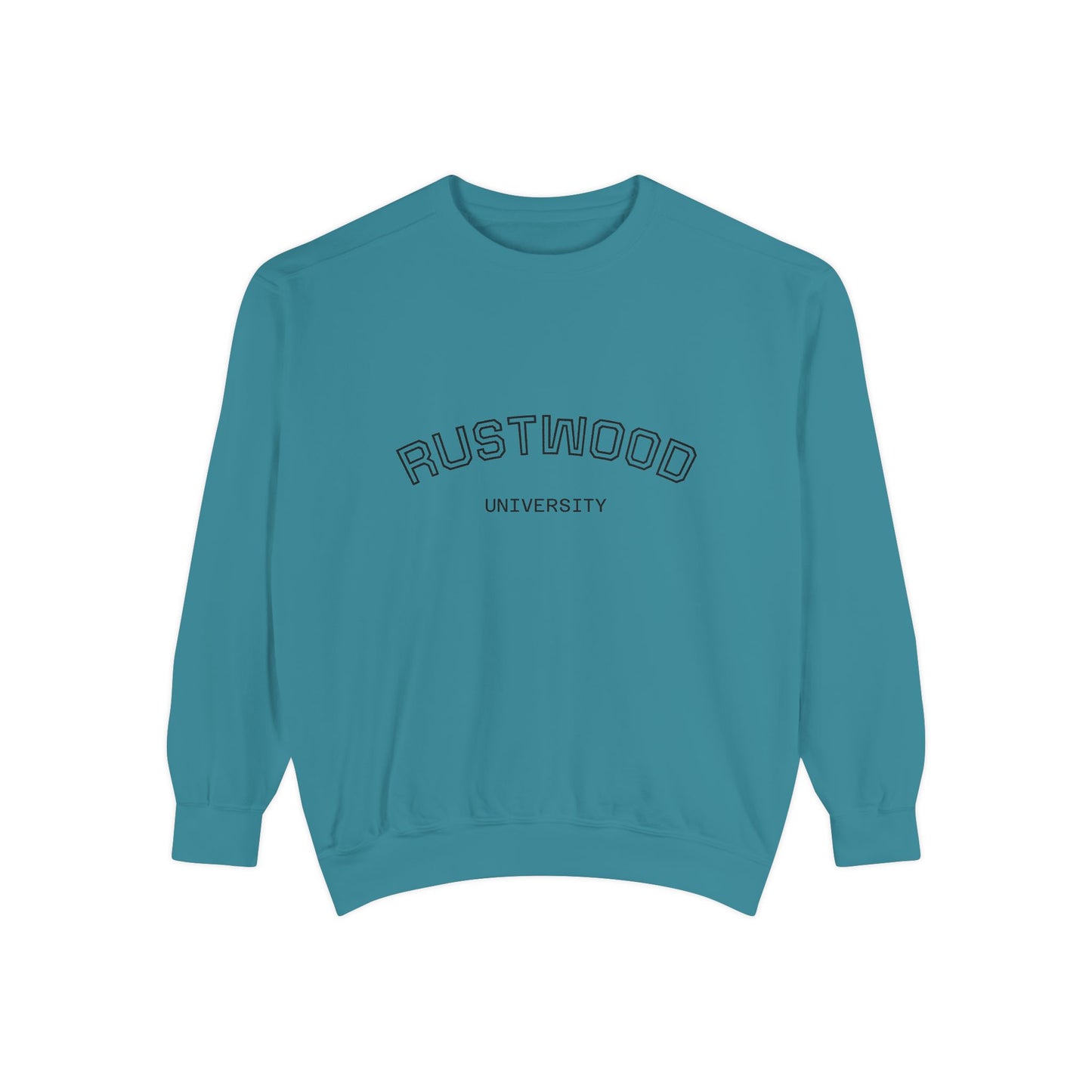 Rustwood University Sweatshirt - Cozy Campus Style, Unisex Apparel