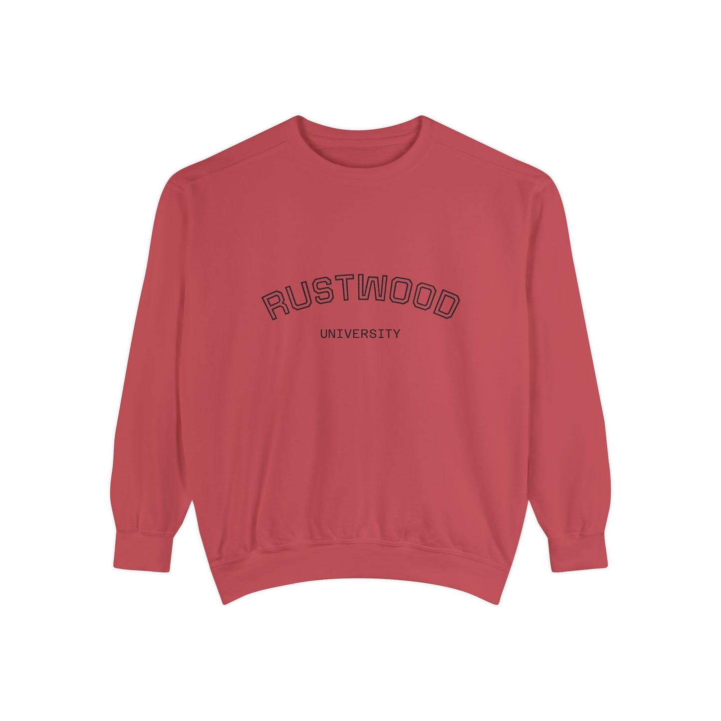 Rustwood University Sweatshirt - Cozy Campus Style, Unisex Apparel