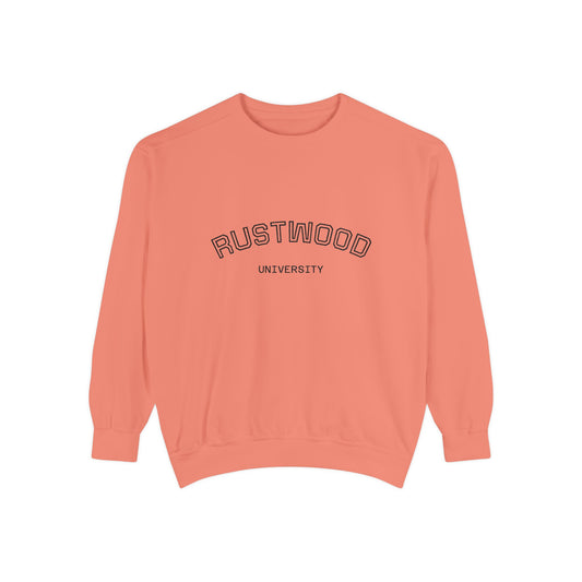 Rustwood University Sweatshirt - Cozy Campus Style, Unisex Apparel