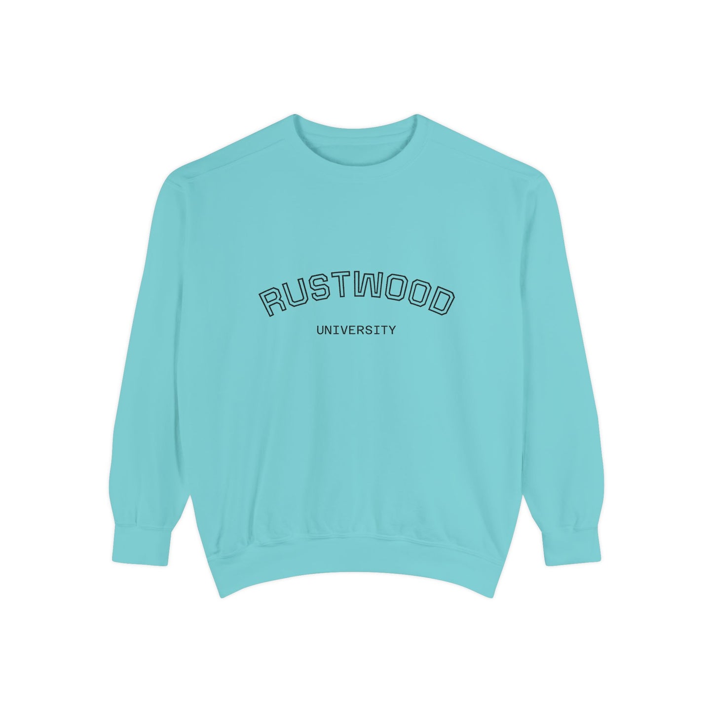 Rustwood University Sweatshirt - Cozy Campus Style, Unisex Apparel